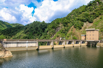 Fototapeta premium 朝霧湖