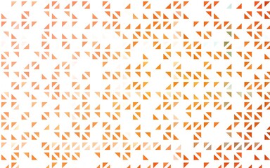Light Orange vector layout with lines, triangles.