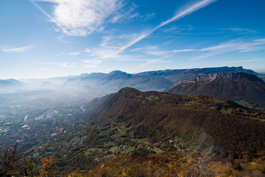 View on Grenoble from Saint Eynard