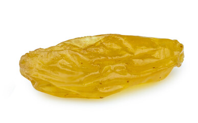 currant yellow golden isolated on white background