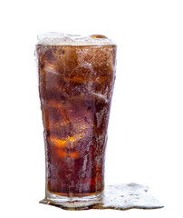 clipping path  cola isolated on white background