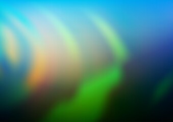 Dark Blue, Green vector abstract template.