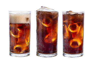 clipping path  cola isolated on white background