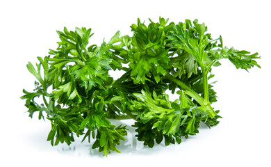 Parsley isolated on white background