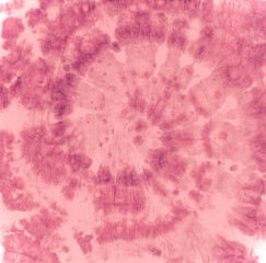 Pink Tie Dye Swirl. Abstract Light Paint. Batik 