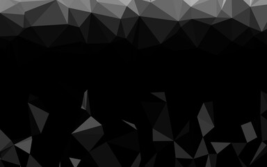 Naklejka premium Light Silver, Gray vector abstract mosaic backdrop.