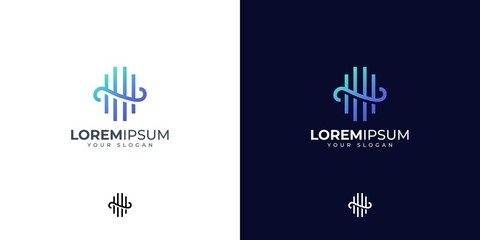 Letter H logo design inspiration