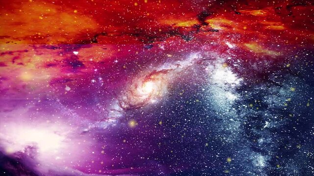 Incredible space galaxy background. [2021] New 4K Resolution