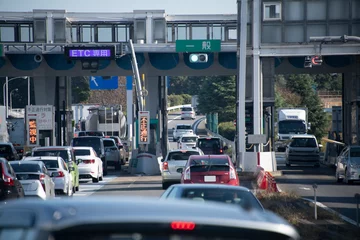 Foto op Plexiglas 【日本】高速道路料金所渋滞【2020】 © BSDC