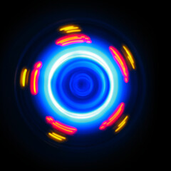 Light painting, Illuminated 5 points