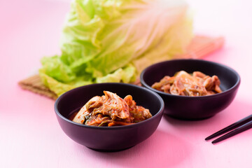 Kimchi cabbage (Korean food), local and cultural food that is unique of Korea	