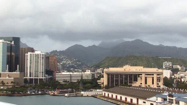 Prince Jonah Kuhio Kalanianaole Federal Building, Honolulu, Oahu, Hawaii.
