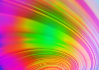 Light Multicolor, Rainbow vector abstract blurred template.