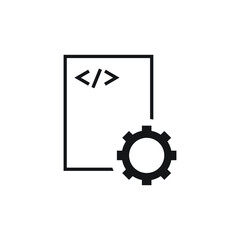 Web development icon design isolated on white background