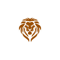 illustration logo lion templet icon