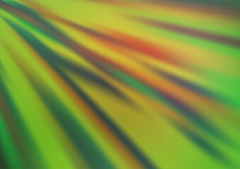 Obraz premium Light Green, Yellow vector abstract template.