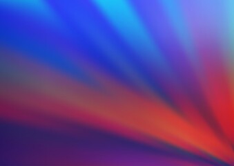 Light Blue, Red vector glossy bokeh pattern.