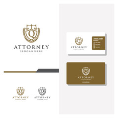 letter Q law logo design and business card