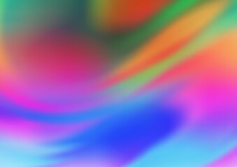 Light Multicolor, Rainbow vector abstract blurred pattern.
