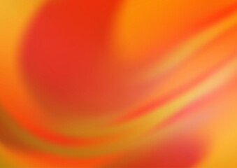 Light Orange vector abstract blurred template.