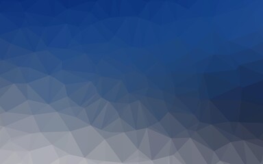 Light BLUE vector shining triangular pattern.