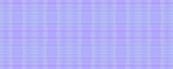 Blue Check Plaid. Watercolor Stripes Flannel. 