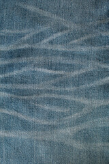 Abstract space perspective and a close-up of blank blue natural clean denim texture for traditional business background in fresh vibrant colors with diagonal gradient lines and dots.