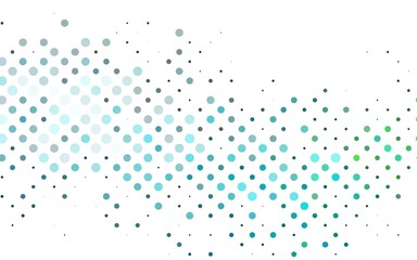 Light Blue, Green vector layout with circle shapes.