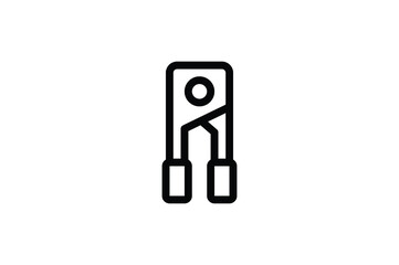 Hand Tool Outline Icon - Cable Cutters