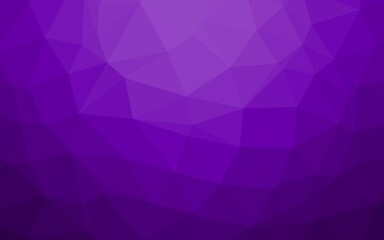 Obraz premium Light Purple vector blurry triangle pattern.
