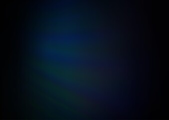 Dark BLUE vector glossy bokeh pattern.