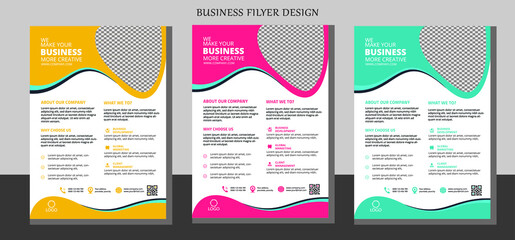 Annual report, broshure, flyer, magazine abstract background blue cover vector size template A4. Corporate Presentation, Poster, Banner, Color Book