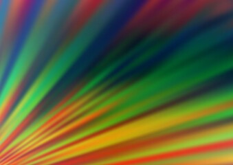 Dark Multicolor, Rainbow vector modern bokeh pattern.