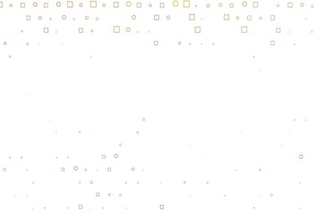 Light Multicolor, Rainbow vector background with circles, rectangles.