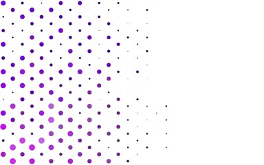 Light Purple vector pattern with spheres.