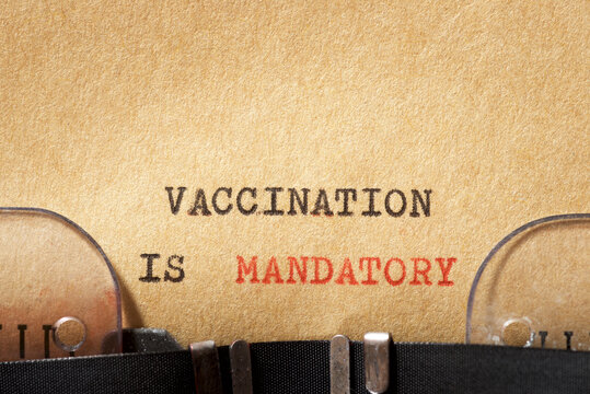 Vaccination is mandatory phrase