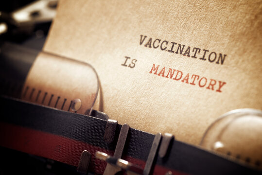 Vaccination is mandatory phrase
