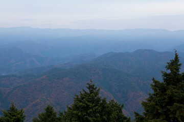 Fototapeta na wymiar 比叡山山頂からの景色