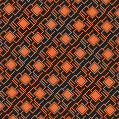 stock vector the geometric pattern seamless vector background orange black texture