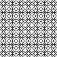 Abstract Cross Pattern Dots Logo generative computational art illustration