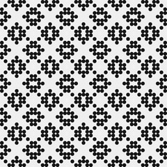 Abstract Cross Pattern Dots Logo generative computational art illustration