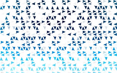 Fototapeta na wymiar Light BLUE vector cover in polygonal style.