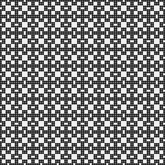 Abstract Cross Pattern Dots Logo generative computational art illustration