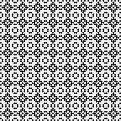 Abstract Cross Pattern Dots Logo generative computational art illustration