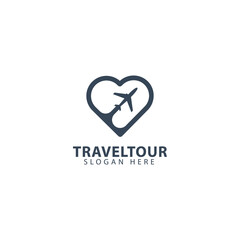 Travel logo design, holiday vector icon illustration