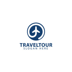 Travel logo design, holiday vector icon illustration