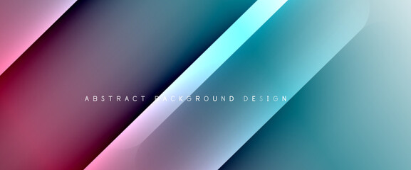 Fluid gradients with dynamic diagonal lines abstract background. Bright colors with dynamic light and shadow effects. Vector wallpaper or poster