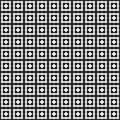 Fototapeta premium Abstract Cross Pattern Dots Logo generative computational art illustration