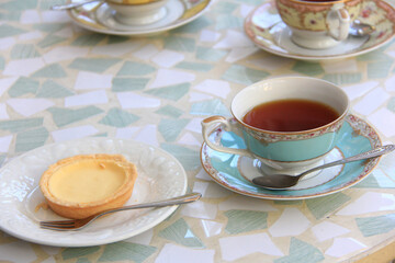 コンサバトリーのティータイム