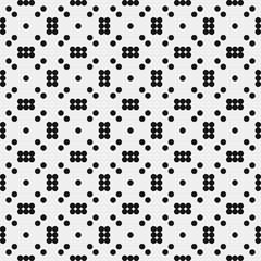 Abstract Cross Pattern Dots Logo generative computational art illustration